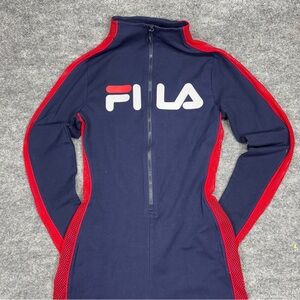Fila Navy and Red Athletic Jumpsuit